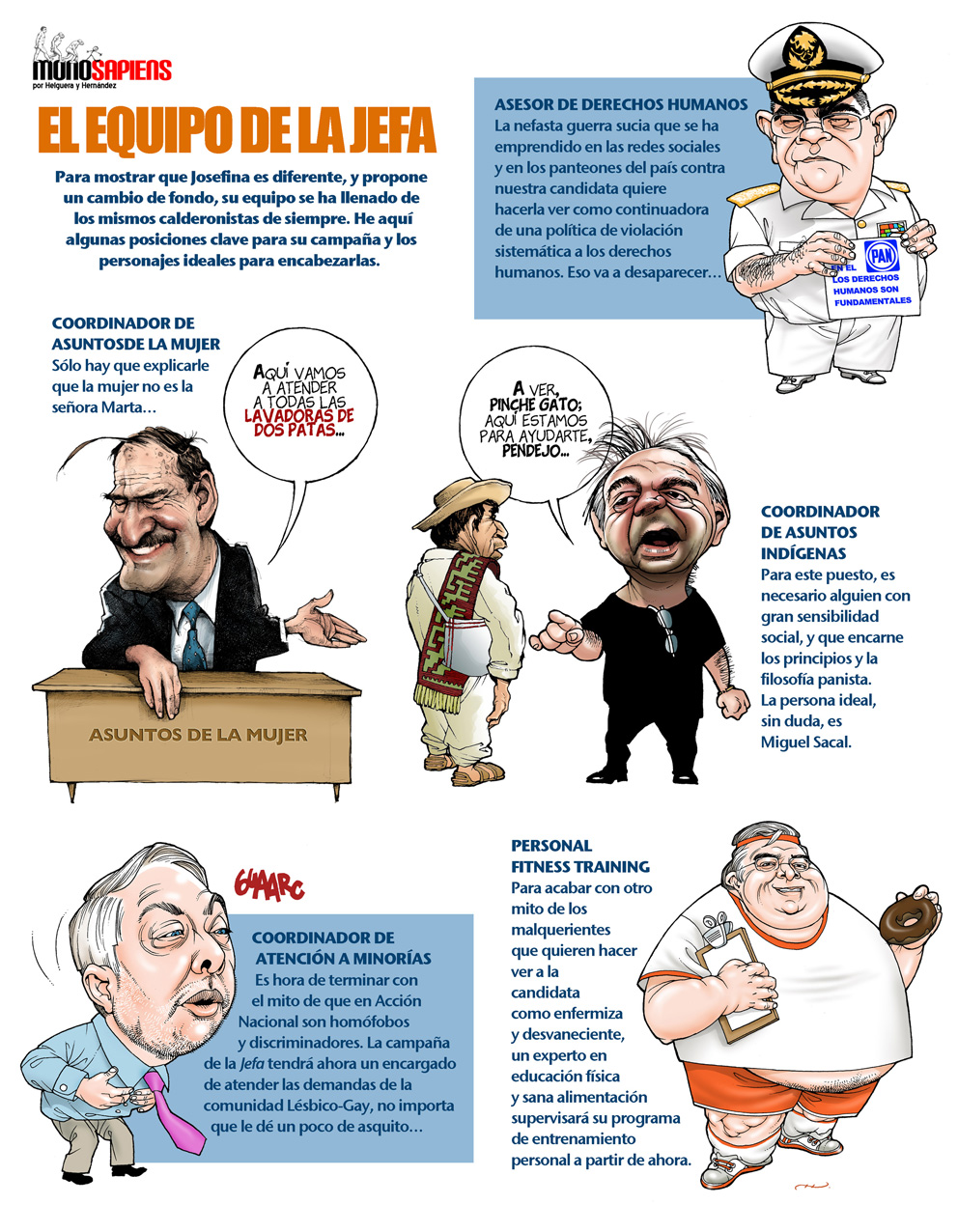 El equipo de la jefa.